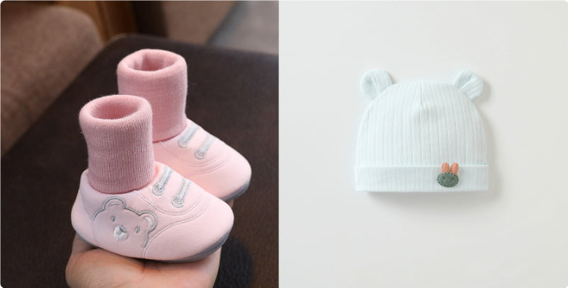 Angel Baby Cloth Shoes Simple Baby Indoor Non-slip Toddler Shoes