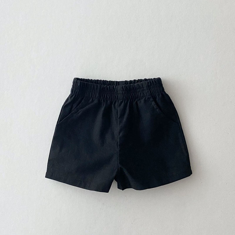 Isaac Ins Baby Loose Thin Cotton And Linen Shorts Childish Style