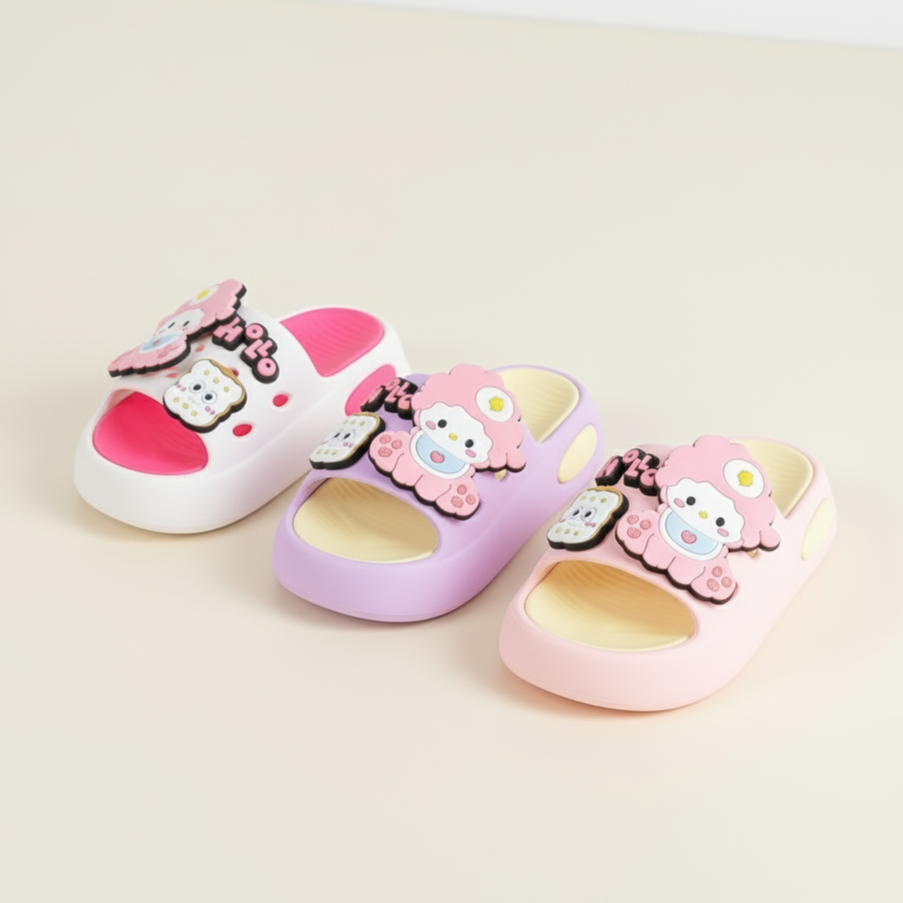 Cartoon Slippers Soft-Soled and Non-Slip Ages 2-10