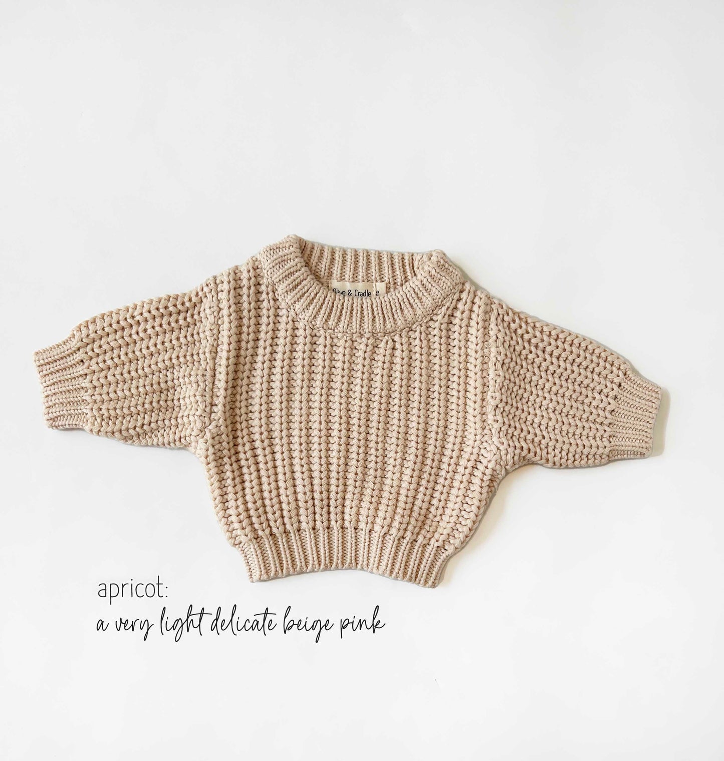 Armany Chunky Knit Sweater Pastels