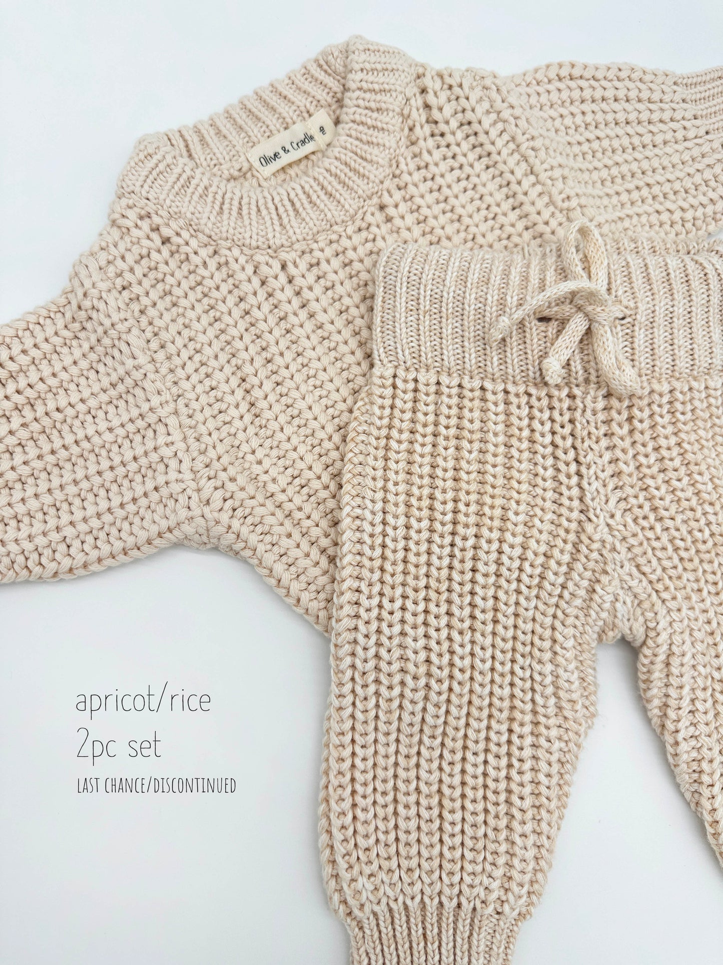 Perla Chunky Knit Sweater + Pants Set