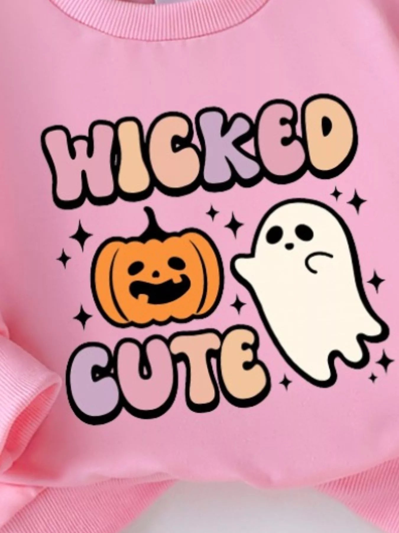 Christine Halloween Graphic Sweatshirt and Flare Pants Set - GuGuTon baby store - Baby Fashion - Toddlers Outfits - Babies Outfits - Toddler Clothes - Kids Clothing - Newborn Clothes - Newborn Wear - Kids Wear - Trending Clothes - Trending Outfits - Fall Fashion - Winter Fashion - Girls Clothes - Boys Clothes - Babies Wear - Kids Accessories - KidsWear - Summer Clothes - Summer Fashion - Summer Trend - Falls Sweaters - Tops - Bottom - Jeans - Blouse - Dresses - Newborn Dresses - Toys