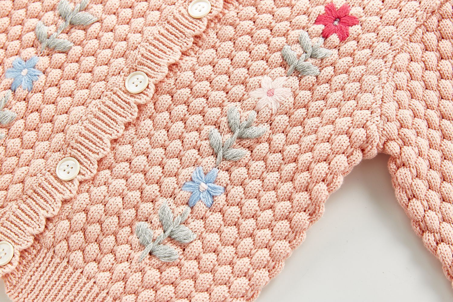 Scarlett Hand-embroidered Jacket Top All-match Cardigan - GuGuTon baby store - Baby Fashion - Toddlers Outfits - Babies Outfits - Toddler Clothes - Kids Clothing - Newborn Clothes - Newborn Wear - Kids Wear - Trending Clothes - Trending Outfits - Fall Fashion - Winter Fashion - Girls Clothes - Boys Clothes - Babies Wear - Kids Accessories - KidsWear - Summer Clothes - Summer Fashion - Summer Trend - Falls Sweaters - Tops - Bottom - Jeans - Blouse - Dresses - Newborn Dresses - Toys