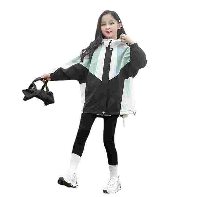 Xina Children's Spring Trench Coat - Shell Jacket for Girls