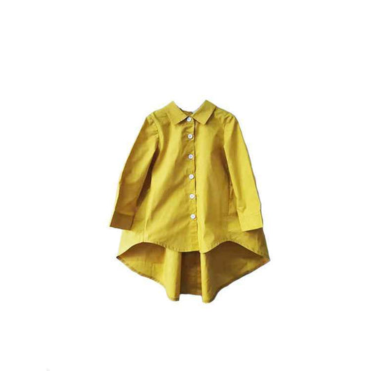 Carmen Girls' Big Kids Loose Fashionable Tops Korean Style Shirts Big Kids'