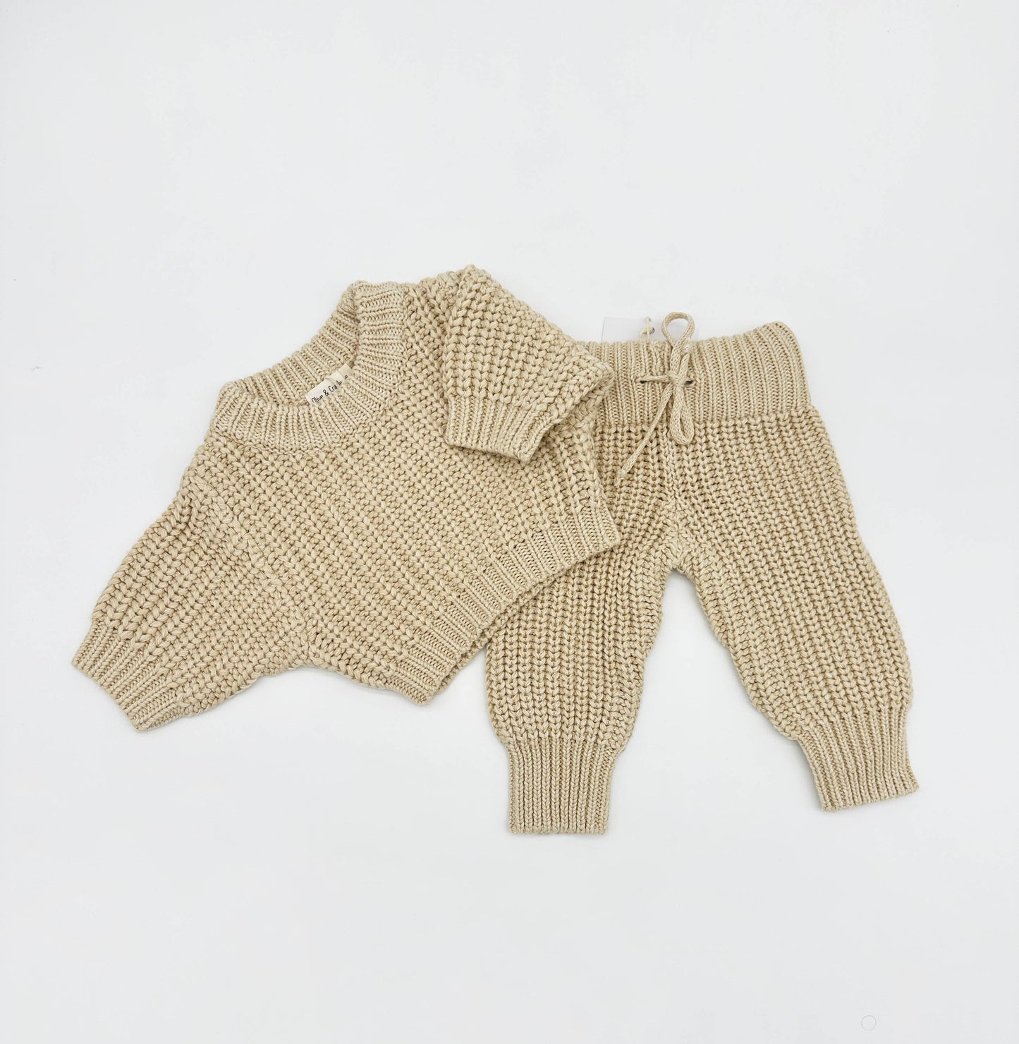 Perla Chunky Knit Sweater + Pants Set