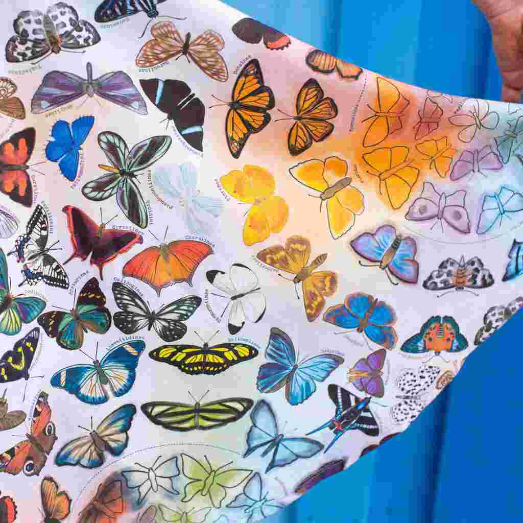Butterfly Evolution Dress with Pockets for Kids