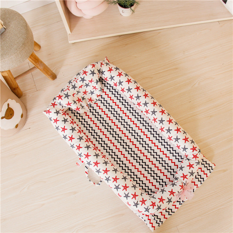 Cotton Portable Bed Is Removable And Washable - GuGuTon baby store - Baby Fashion - Toddlers Outfits - Babies Outfits - Toddler Clothes - Kids Clothing - Newborn Clothes - Newborn Wear - Kids Wear - Trending Clothes - Trending Outfits - Fall Fashion - Winter Fashion - Girls Clothes - Boys Clothes - Babies Wear - Kids Accessories - KidsWear - Summer Clothes - Summer Fashion - Summer Trend - Falls Sweaters - Tops - Bottom - Jeans - Blouse - Dresses - Newborn Dresses - Toys