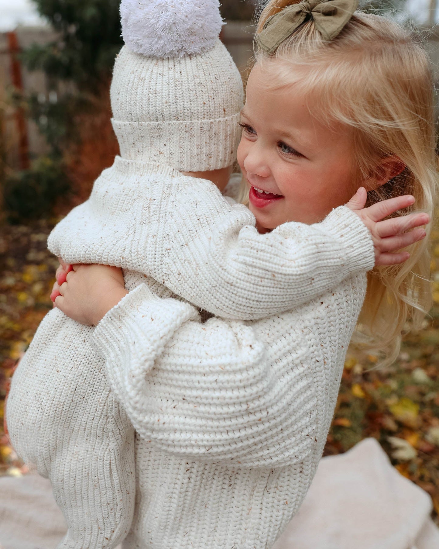 Chunky Knit Braided Sweater Cotton | Kids 2t-12Y