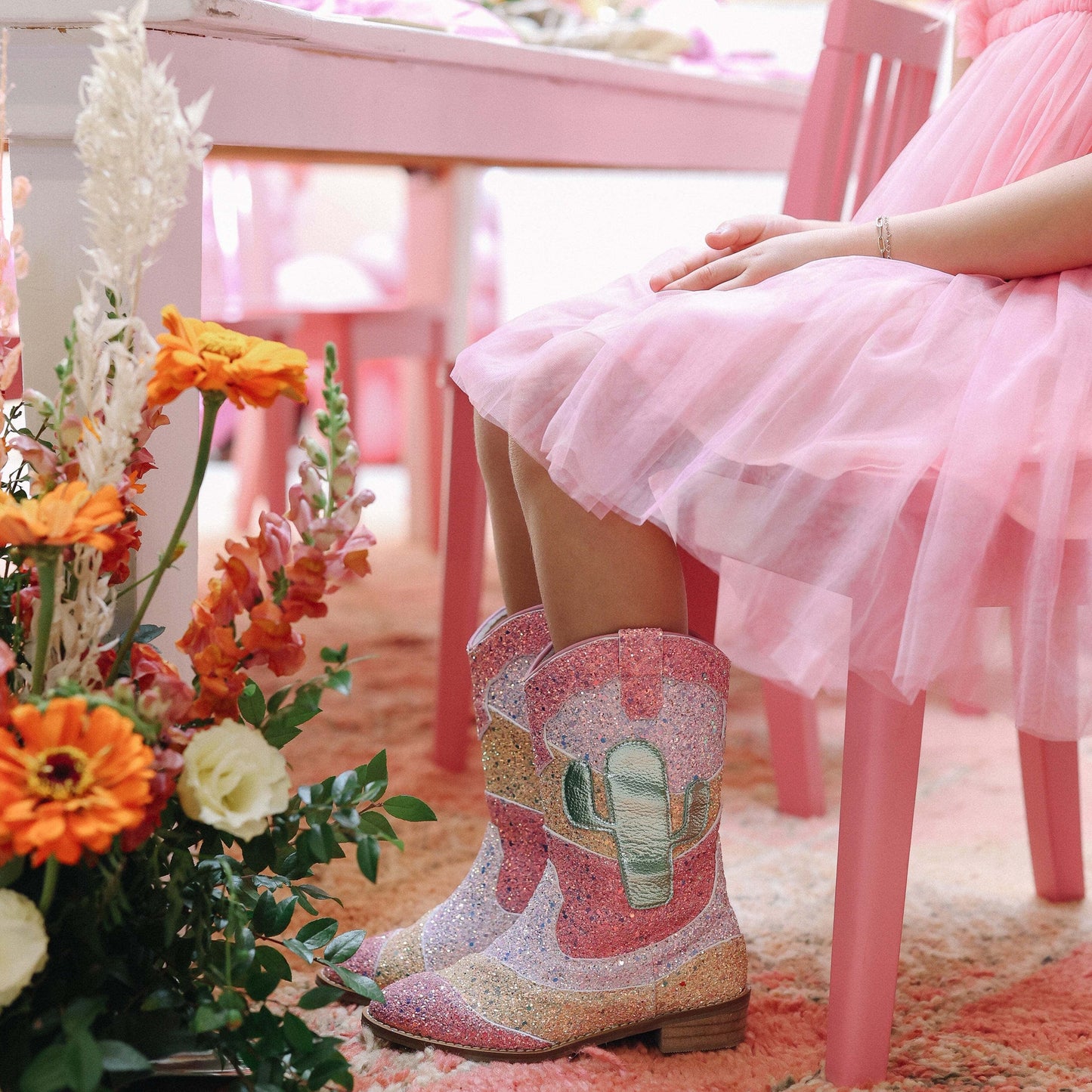 Frannelis Cowgirl Cactus Cooler Boots