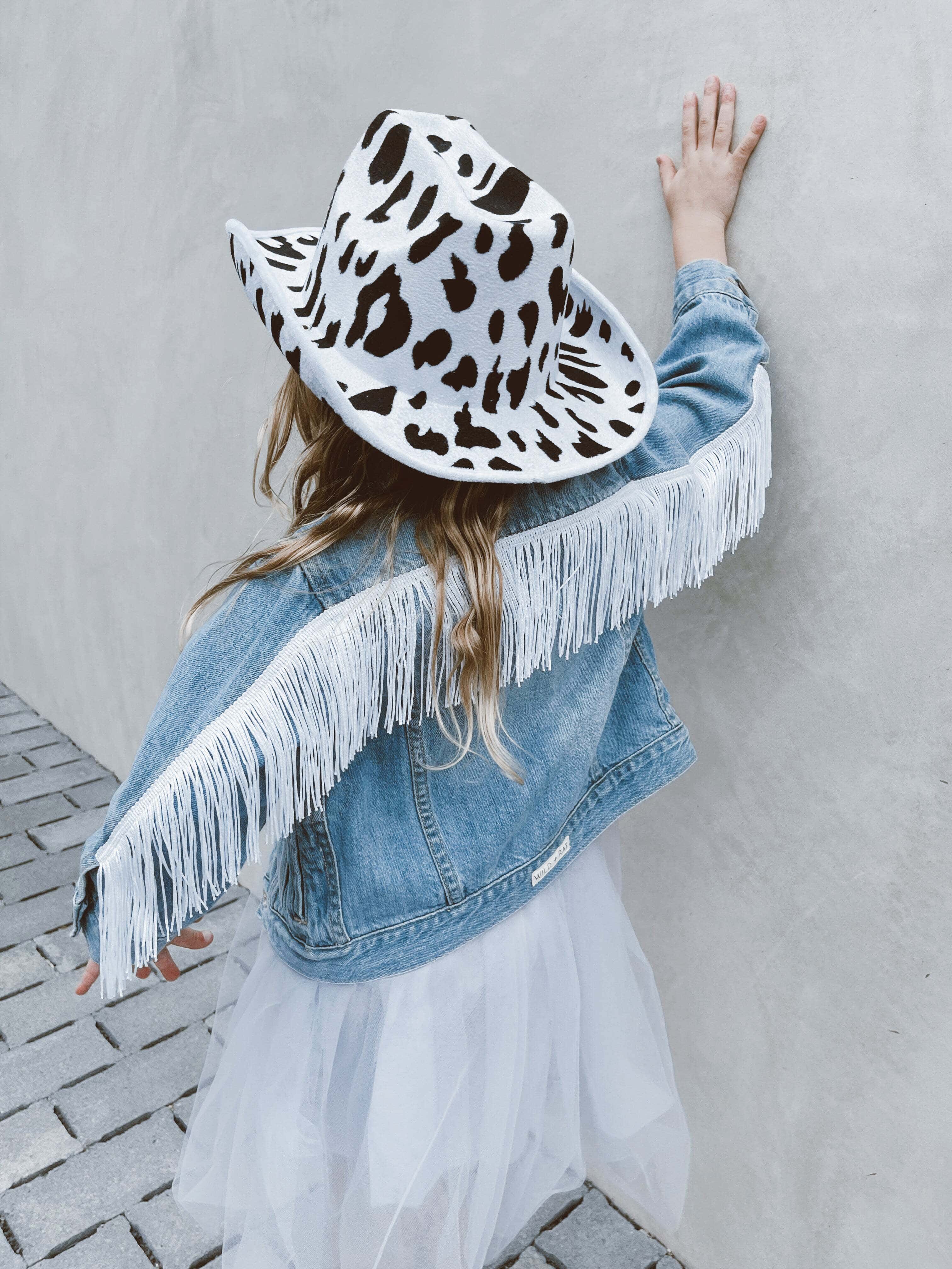 Kamila Cowgirl Fringe Denim Jacket