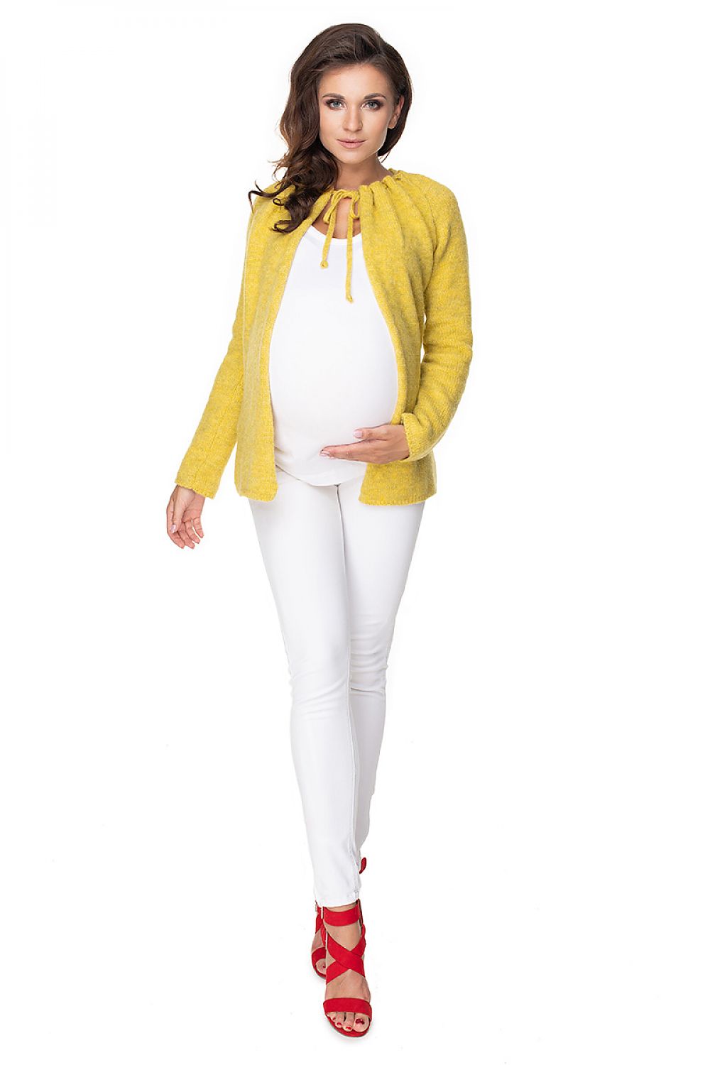 Yailin Elegant Pregnancy Open Cardigan