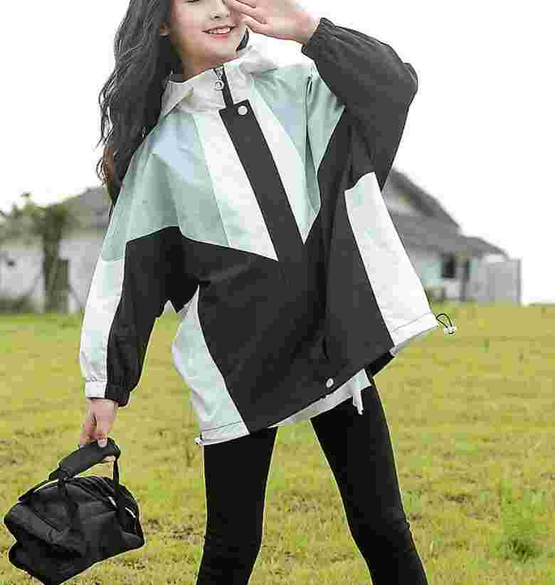 Xina Children's Spring Trench Coat - Shell Jacket for Girls