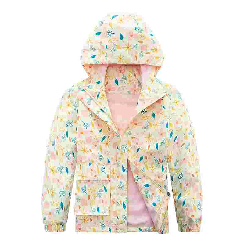 Carmen Kids Camouflage Windproof Waterproof Jacket Fleece-lined