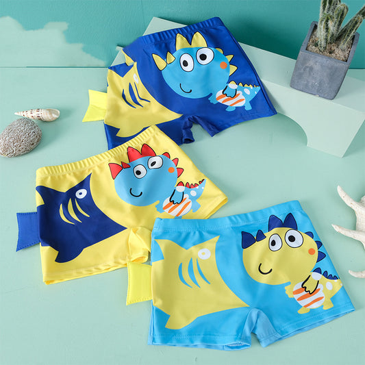 Jack Swimsuit Cute Cartoon Big Children Print Shorts