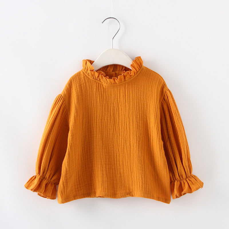 Harper Spring New Children's Japan And South Korea Magnanimous Cotton Crinkle Tops - GuGuTon baby store - Baby Fashion - Toddlers Outfits - Babies Outfits - Toddler Clothes - Kids Clothing - Newborn Clothes - Newborn Wear - Kids Wear - Trending Clothes - Trending Outfits - Fall Fashion - Winter Fashion - Girls Clothes - Boys Clothes - Babies Wear - Kids Accessories - KidsWear - Summer Clothes - Summer Fashion - Summer Trend - Falls Sweaters - Tops - Bottom - Jeans - Blouse - Dresses - Newborn Dresses - Toys