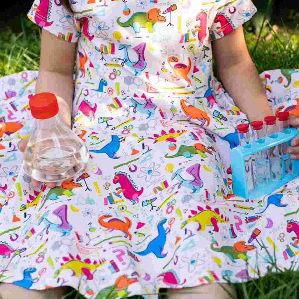 Dinosaur Scientists Twirler Dress with Pockets