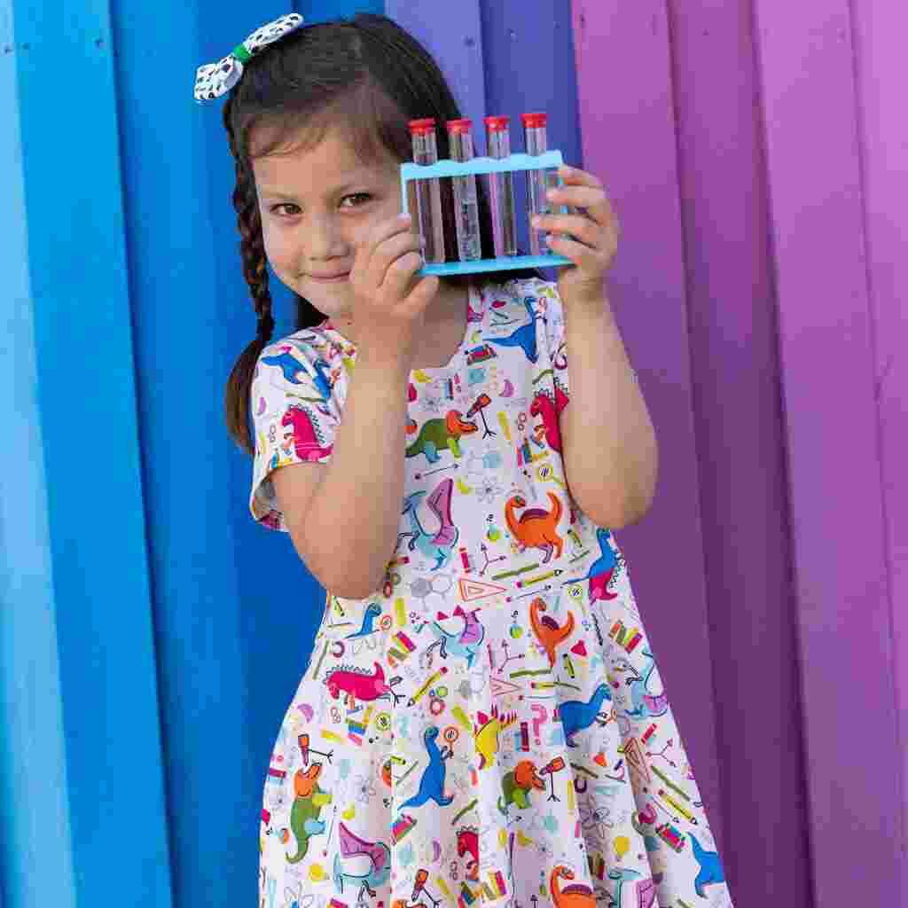 Dinosaur Scientists Twirler Dress with Pockets