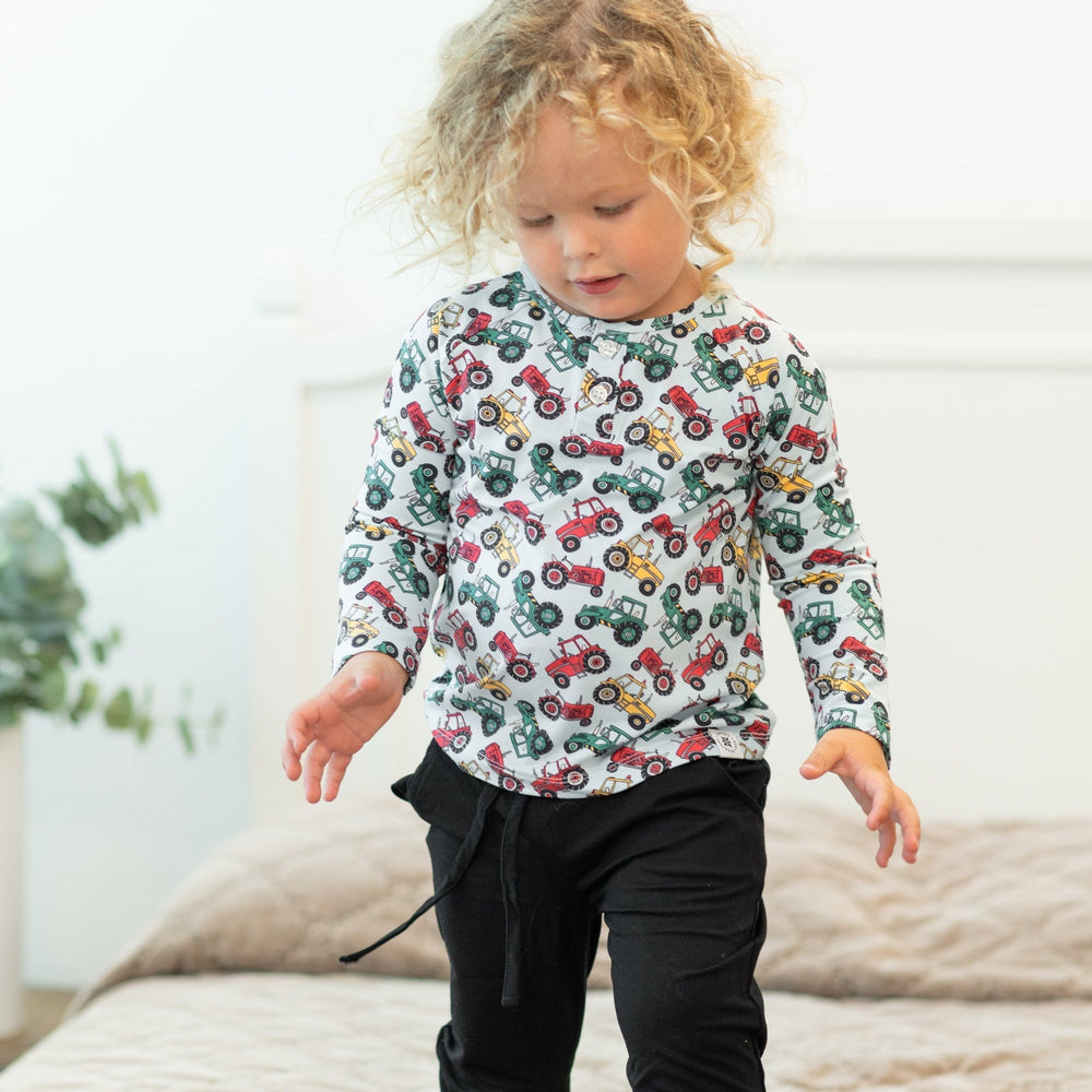 Allen Down On The Farm Raglan Henley