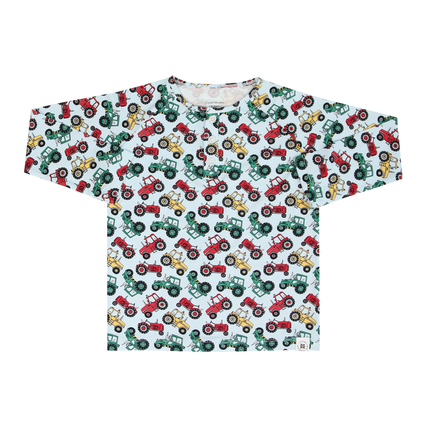 Allen Down On The Farm Raglan Henley