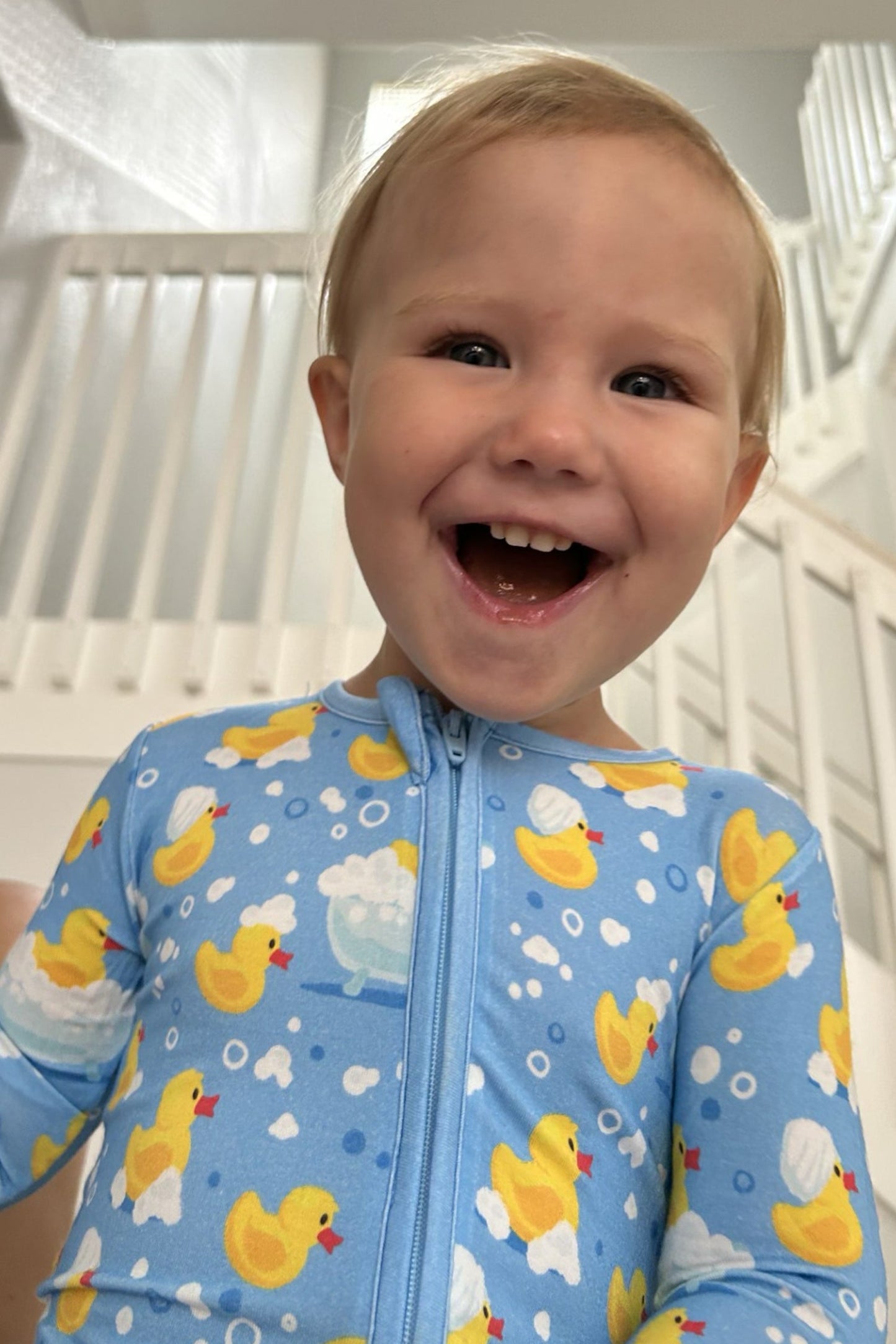 Luis Soft & Stretchy Zipper Footie - Rubber Duckies - GuGuTon baby store - Baby Fashion - Toddlers Outfits - Babies Outfits - Toddler Clothes - Kids Clothing - Newborn Clothes - Newborn Wear - Kids Wear - Trending Clothes - Trending Outfits - Fall Fashion - Winter Fashion - Girls Clothes - Boys Clothes - Babies Wear - Kids Accessories - KidsWear - Summer Clothes - Summer Fashion - Summer Trend - Falls Sweaters - Tops - Bottom - Jeans - Blouse - Dresses - Newborn Dresses - Toys