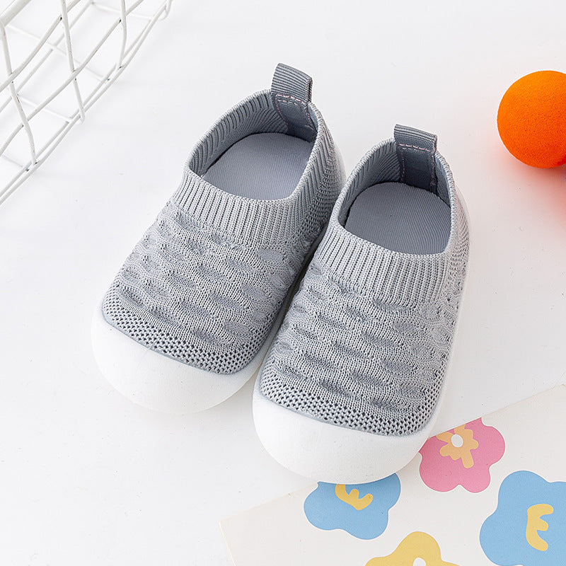 Josh Baby Toddler Shoes Soft Sole Fly Knit Mesh Surface Breathable
