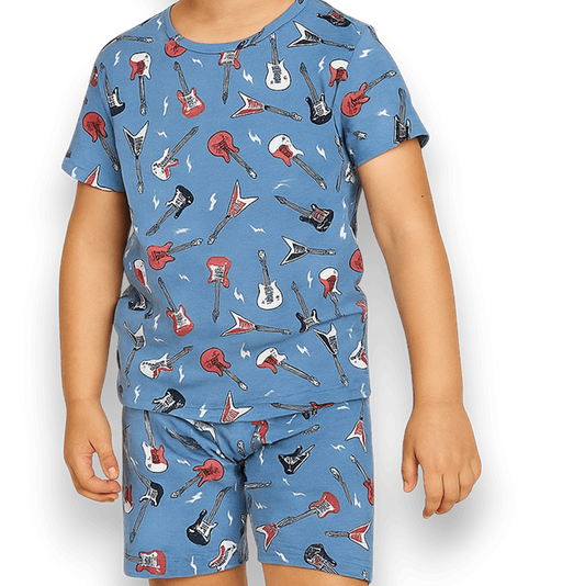 Brownie Electric Guitars Rockstar Summer Pajama Set