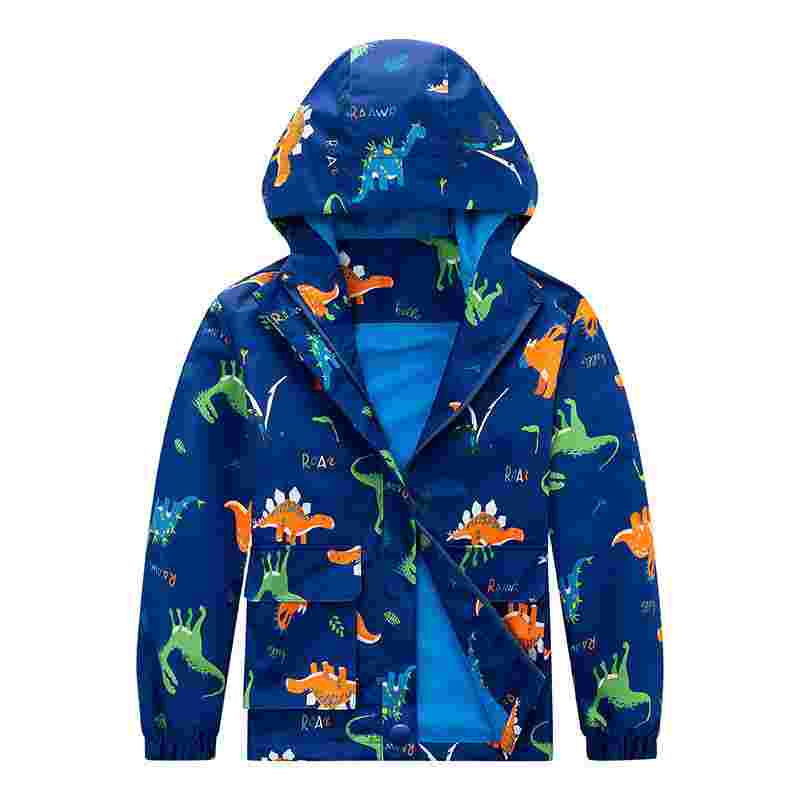 Carmen Kids Camouflage Windproof Waterproof Jacket Fleece-lined