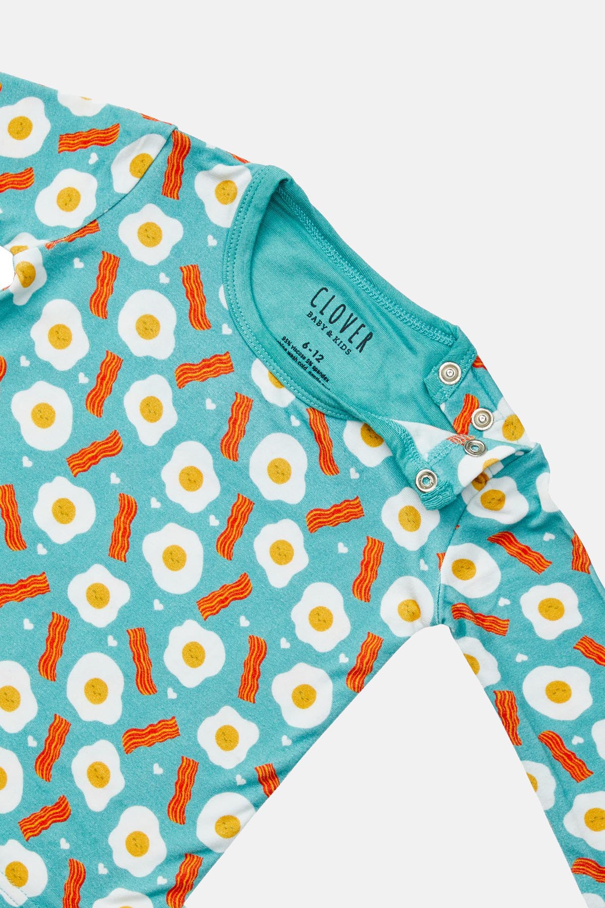 Baron Long Sleeve Pajama Set - Bacon & Eggs Haze