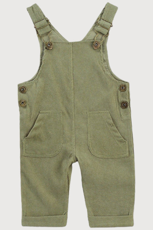 Double Pocket Corduroy Jumpsuit