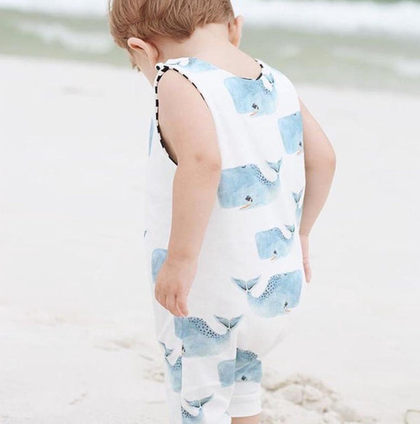 Ocean Blue Whale Jumpsuit