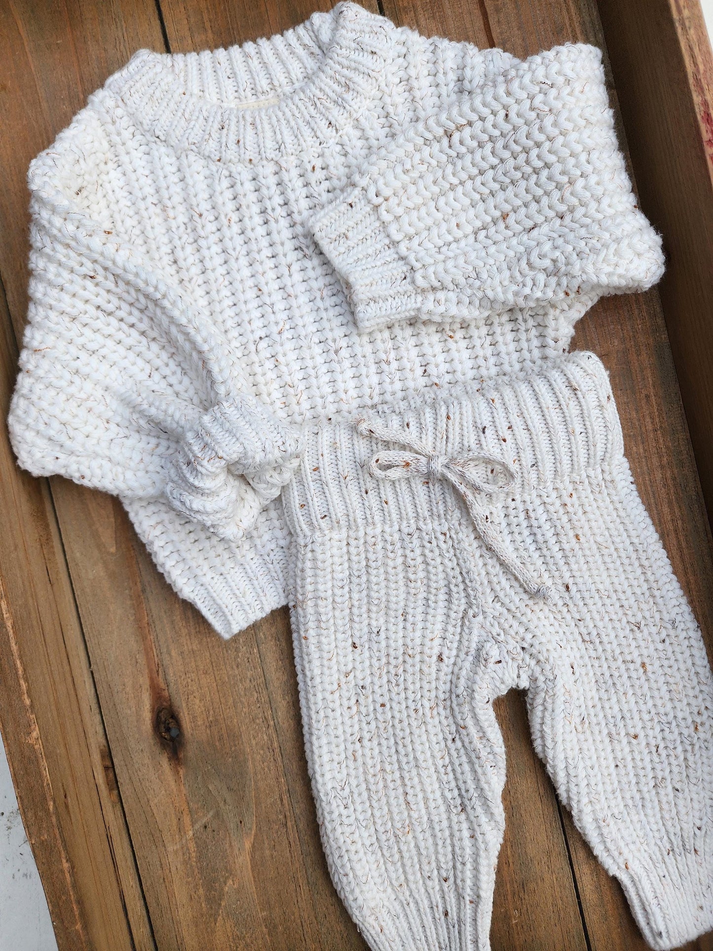 Perla Chunky Knit Sweater + Pants Set