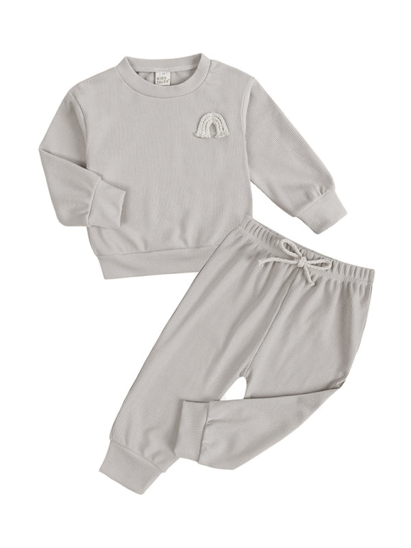 Paolo Pit Strip Pullover Long Sleeve Sets