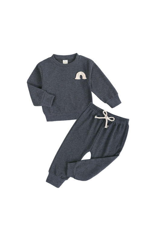 Paolo Pit Strip Pullover Long Sleeve Sets
