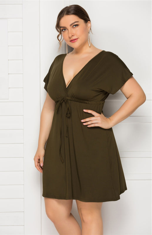 Felicia High Elasticity Solid Leisure Maternity Dress