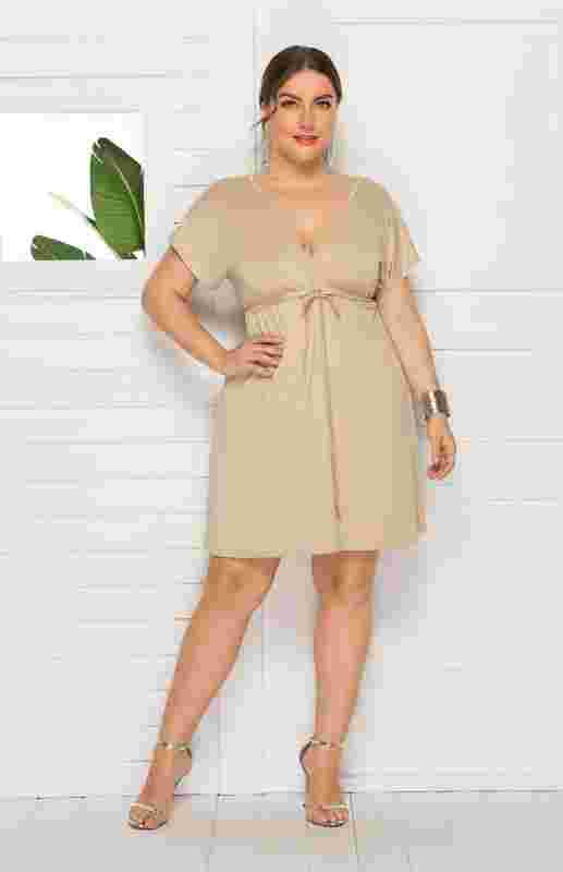 Felicia High Elasticity Solid Leisure Maternity Dress