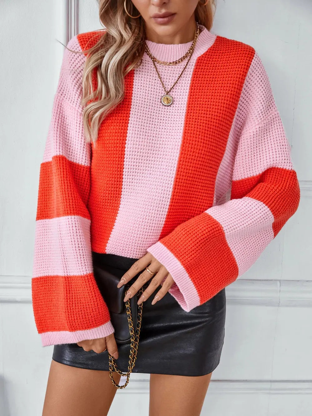 Zeidy New Casual Loose Pullover Sweater