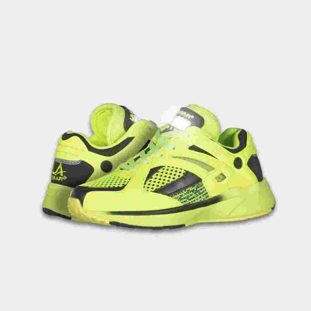 Billy LA Gear Kids Catapult Light-Up Sneakers - Neon Yellow & Black