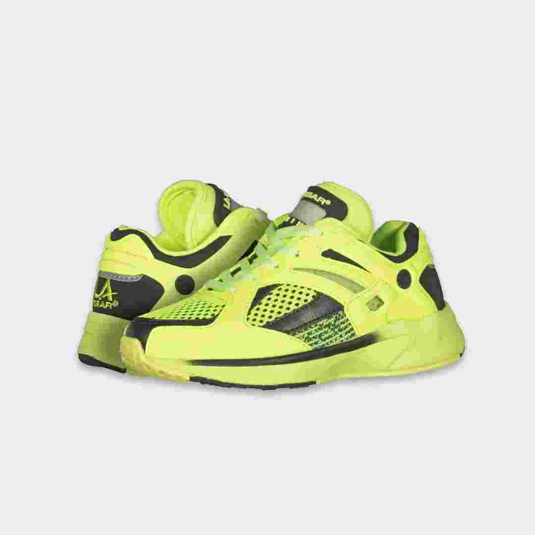 Billy LA Gear Kids Catapult Light-Up Sneakers - Neon Yellow & Black