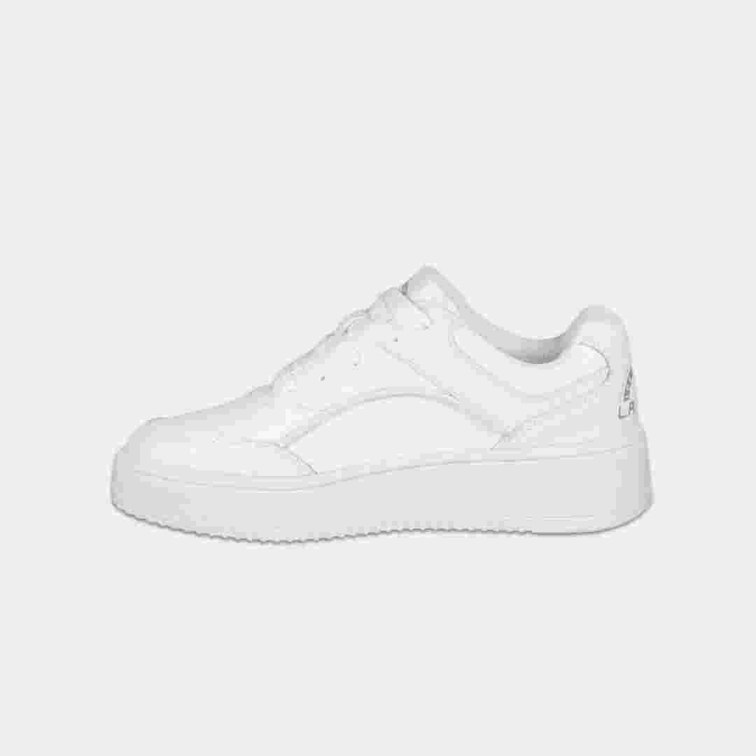 David LA Gear Kids Flame Sneakers | White Lowtop Style