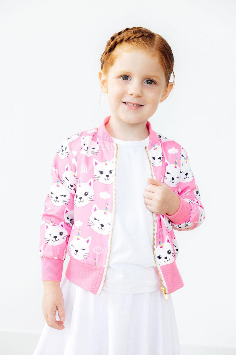 Bianca Unicorn Kitties Satin Jacket