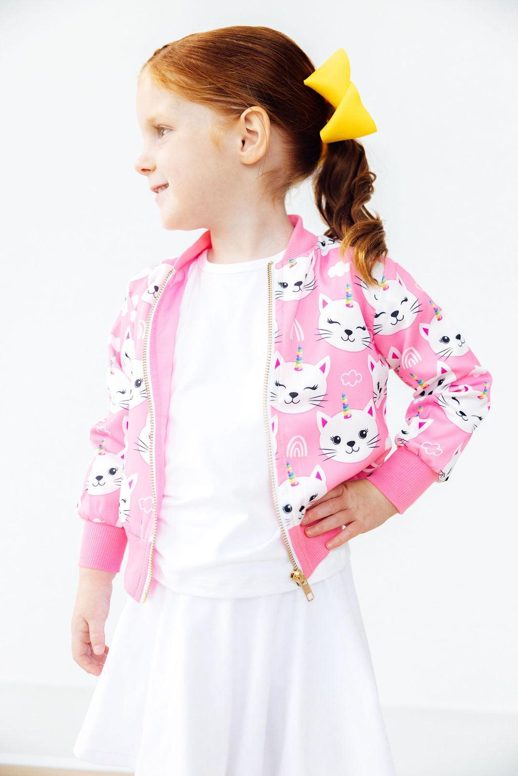 Bianca Unicorn Kitties Satin Jacket