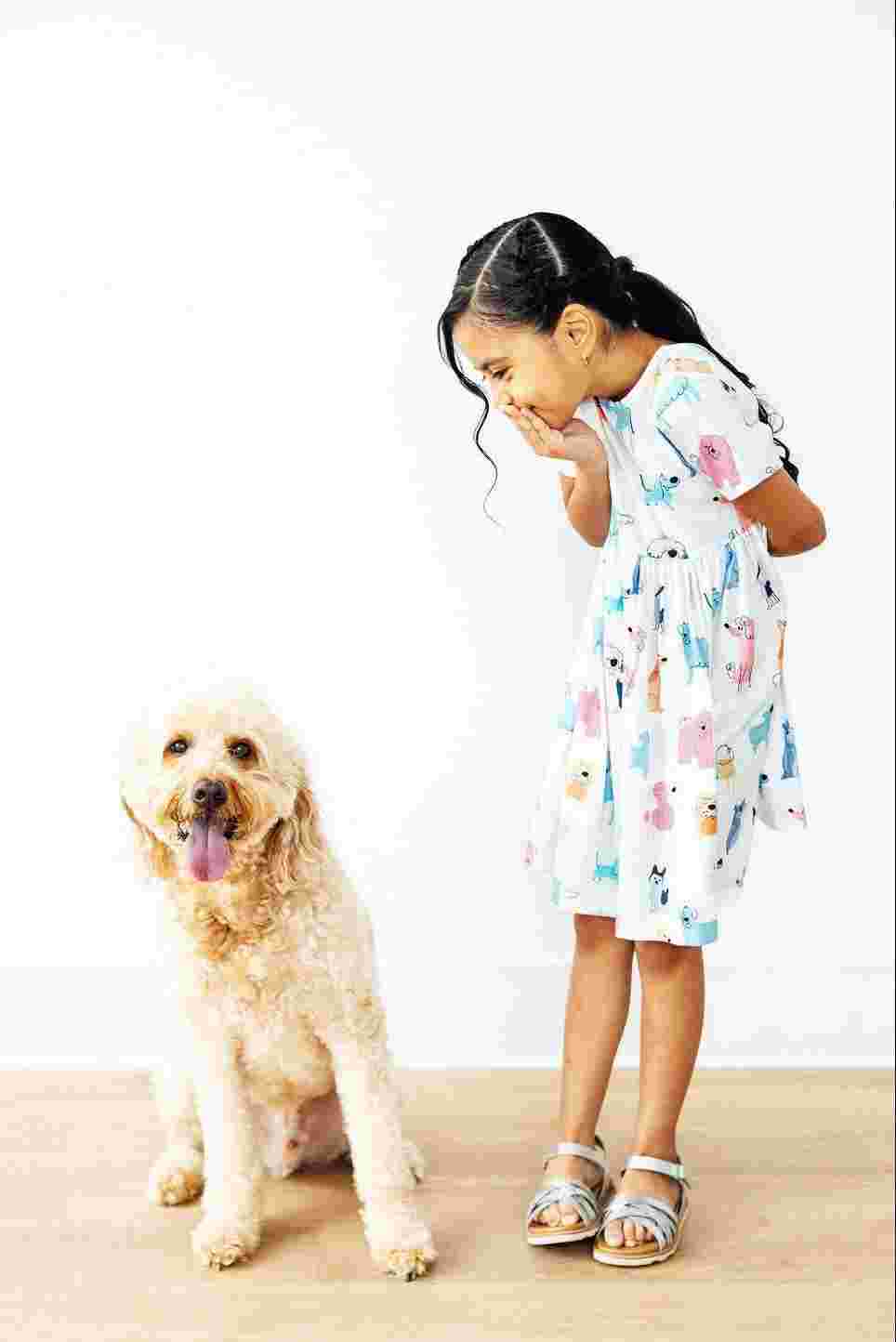 Puppy Pals S/S Twirl Dress with Pockets