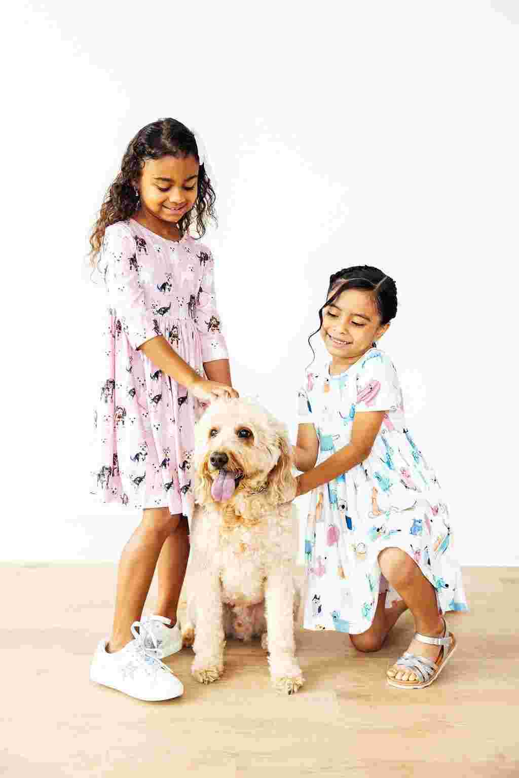 Puppy Pals S/S Twirl Dress with Pockets