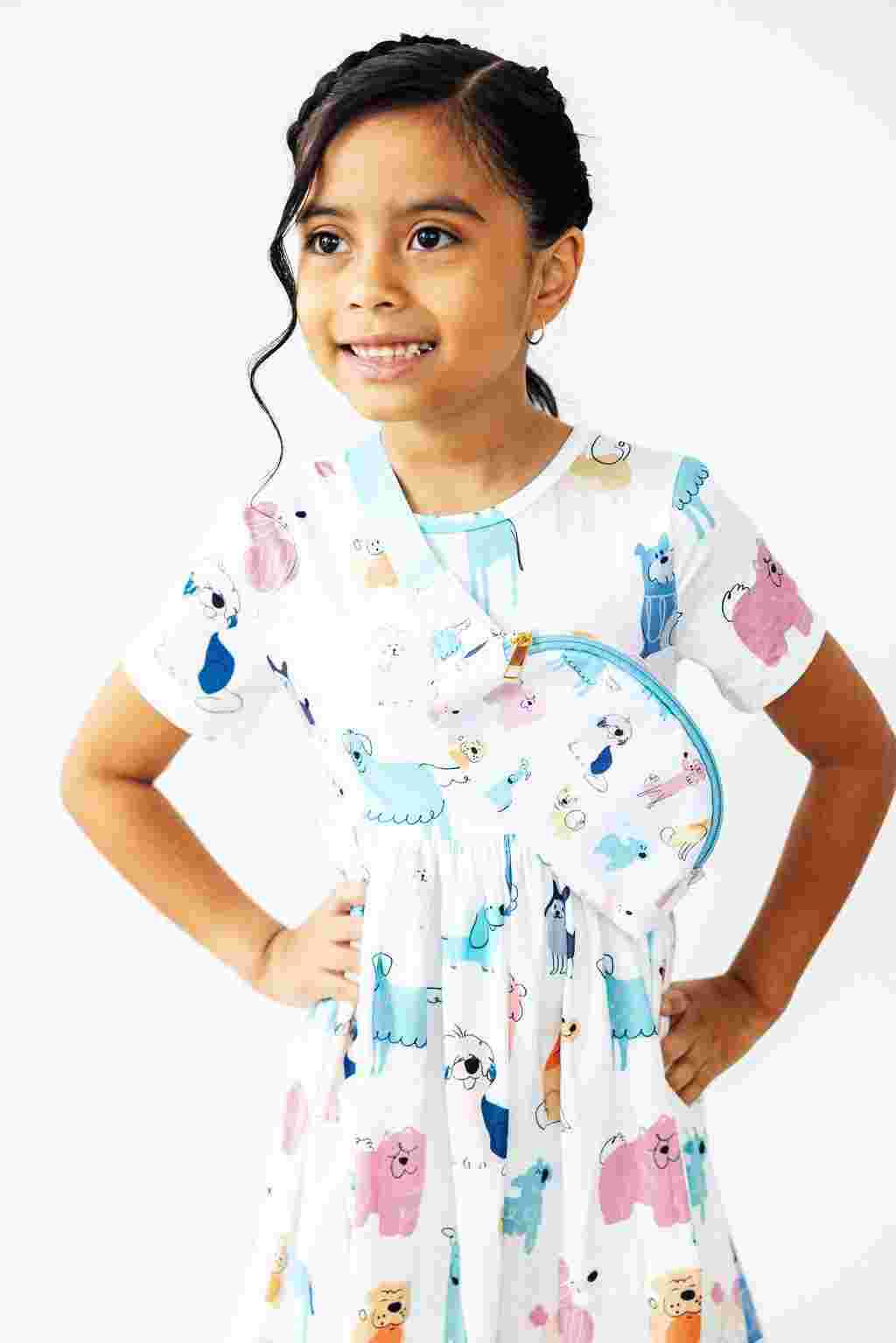 Puppy Pals S/S Twirl Dress with Pockets
