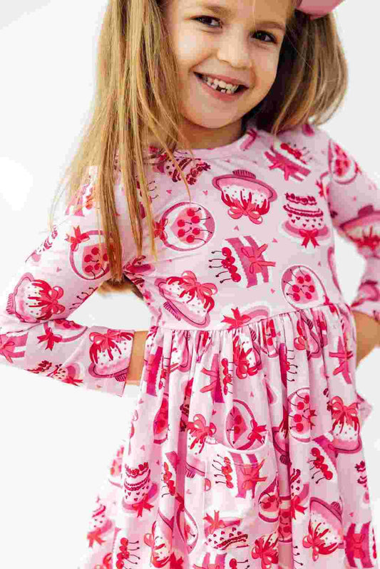 Vintage Cakes L/S Pocket Twirl Dress