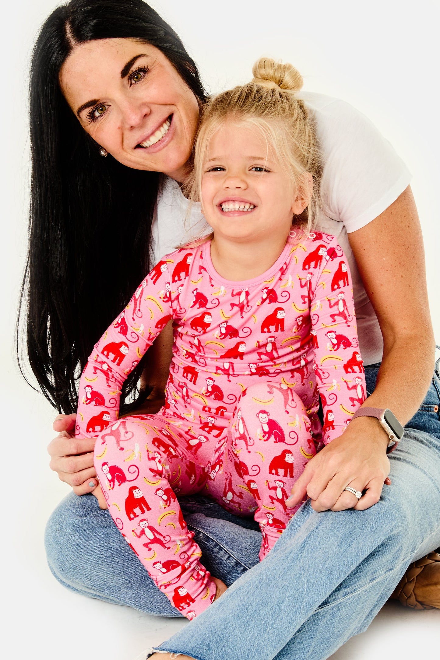 Hunter Long Sleeve Pajama Set - Monkeying Around Pink - GuGuTon baby store - Baby Fashion - Toddlers Outfits - Babies Outfits - Toddler Clothes - Kids Clothing - Newborn Clothes - Newborn Wear - Kids Wear - Trending Clothes - Trending Outfits - Fall Fashion - Winter Fashion - Girls Clothes - Boys Clothes - Babies Wear - Kids Accessories - KidsWear - Summer Clothes - Summer Fashion - Summer Trend - Falls Sweaters - Tops - Bottom - Jeans - Blouse - Dresses - Newborn Dresses - Toys