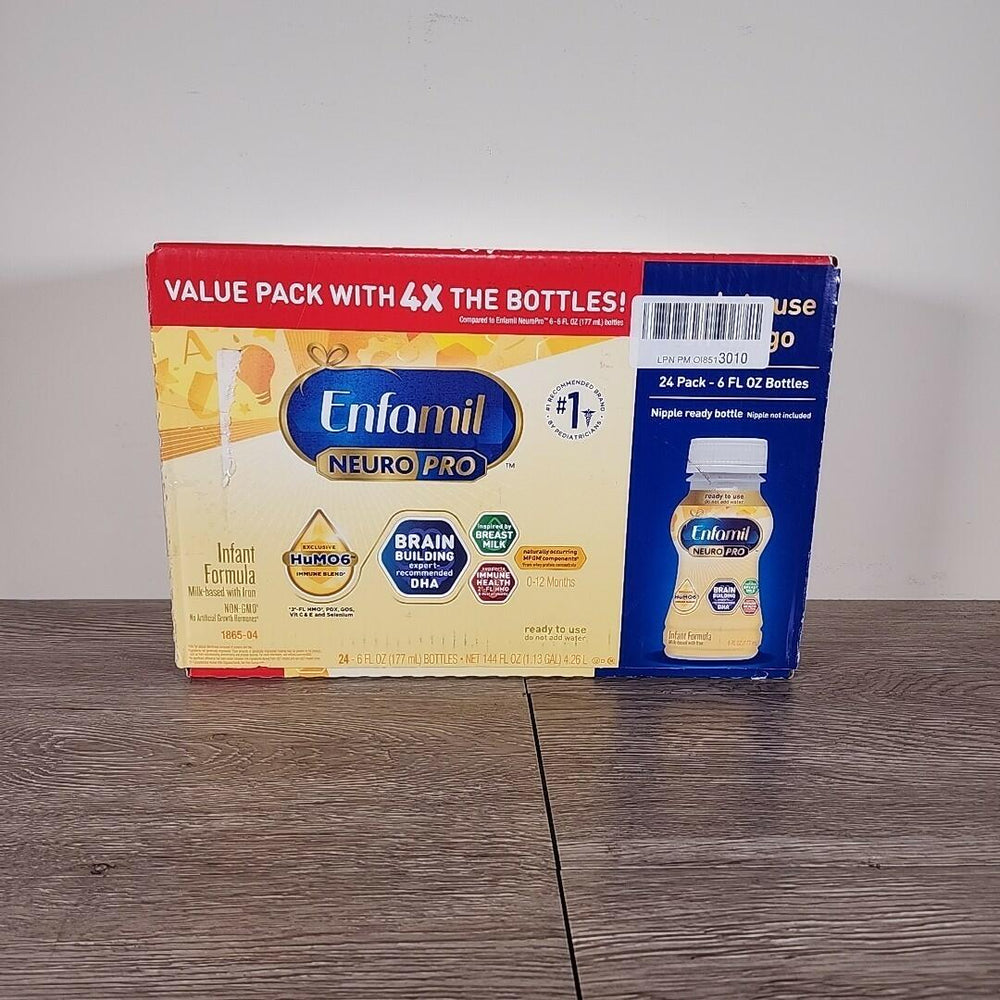 Enfamil NeuroPro Ready to Feed Baby Formula, 6 fl oz, 24 Count - Exp. 6/25