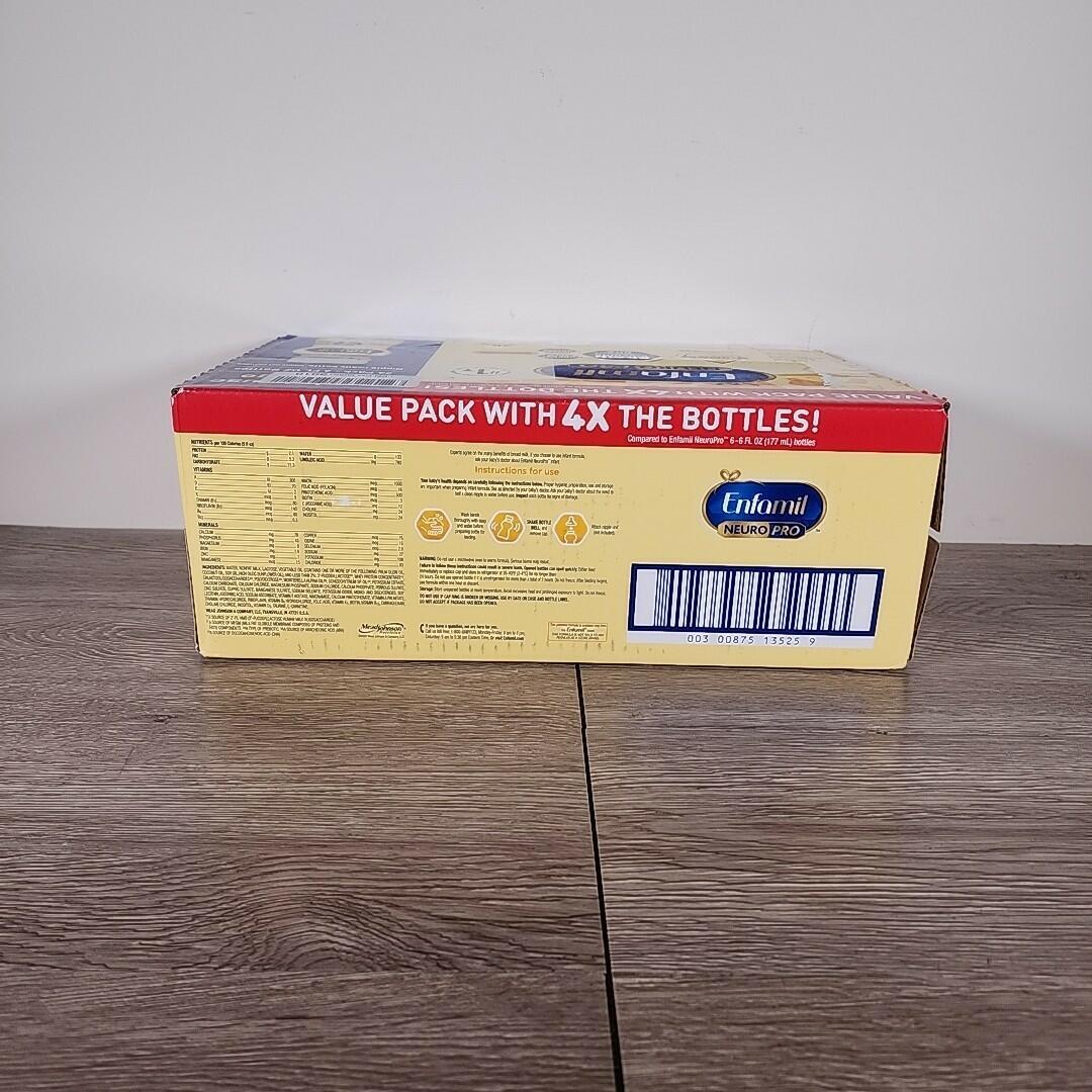 Enfamil NeuroPro Ready to Feed Baby Formula, 6 fl oz, 24 Count - Exp. 6/25