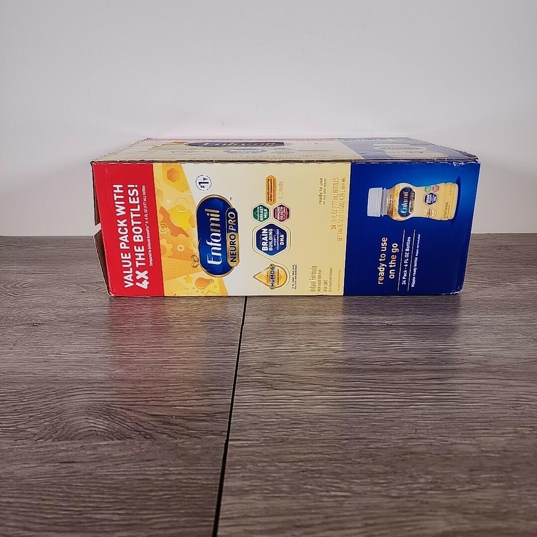 Enfamil NeuroPro Ready to Feed Baby Formula, 6 fl oz, 24 Count - Exp. 6/25